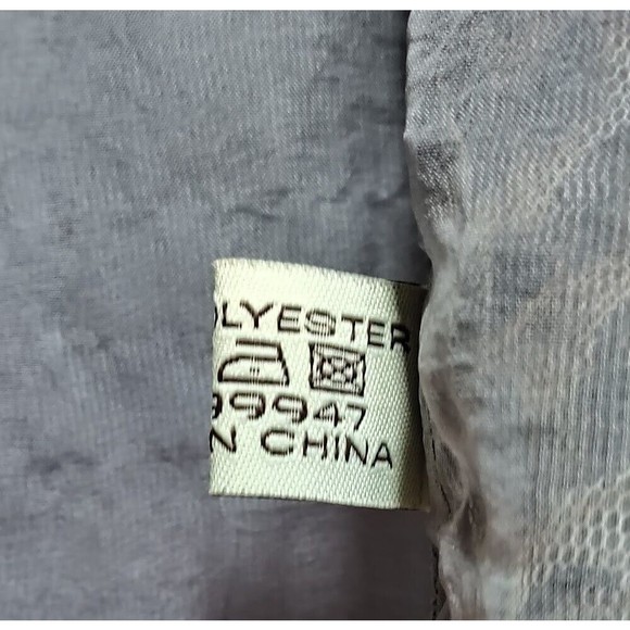 Barrington Sheer Gray Wrap Cheetah Animal & Black Sparkle Detail - Shawl Scarf - Picture 7 of 9